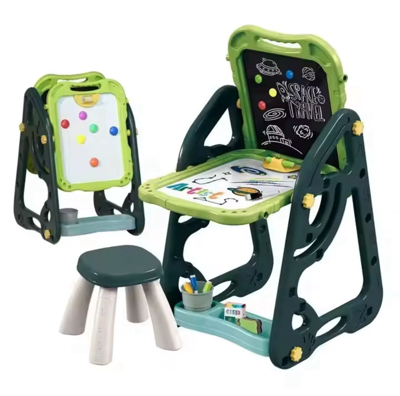 PIZARRA DE DIBUJO MAGNE TICO 2 EN 1 + ACCESORIOS NIÑOS - 1