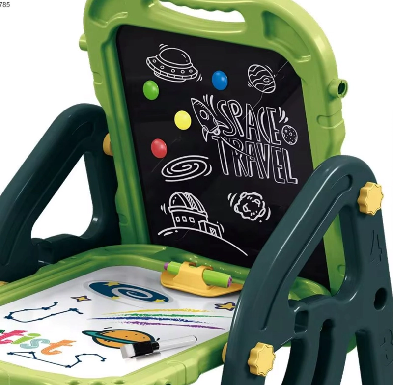 PIZARRA DE DIBUJO MAGNE TICO 2 EN 1 + ACCESORIOS NIÑOS - 4
