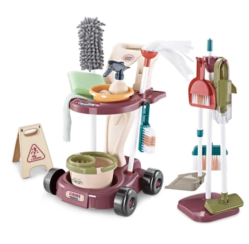 JUGUETE LIMPIEZA SET DE ASEO DIDACTICO CON ASPIRADORA NIÑOS - 1