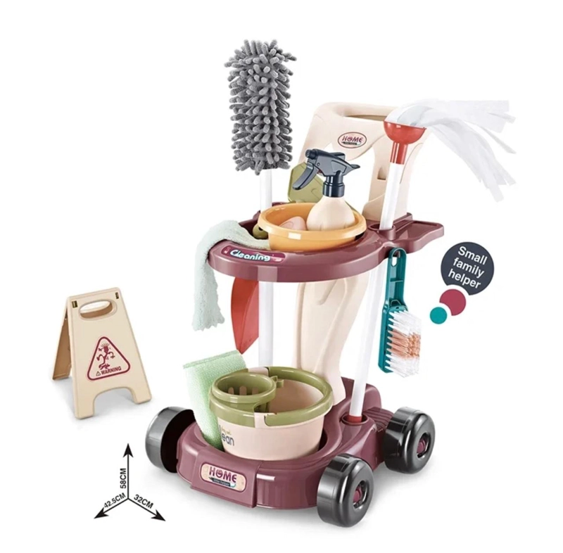 JUGUETE LIMPIEZA SET DE ASEO DIDACTICO CON ASPIRADORA NIÑOS - 2