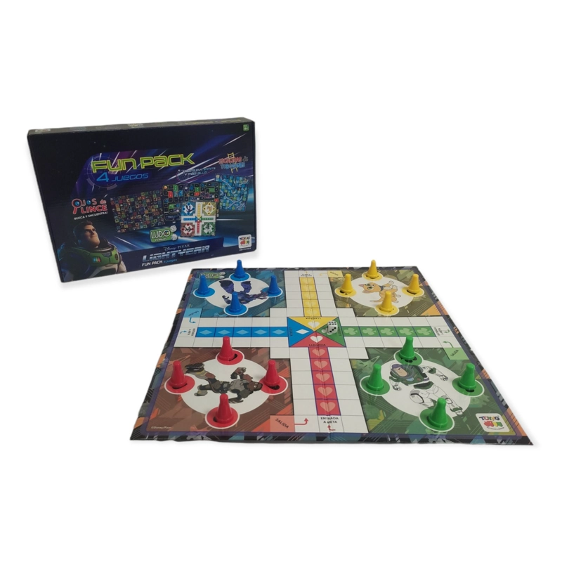 JUEGO MESA DETECTIVE OJO DE LINCE LUDO 4 EN 1 BUZZ LIGHTYEAR - 4