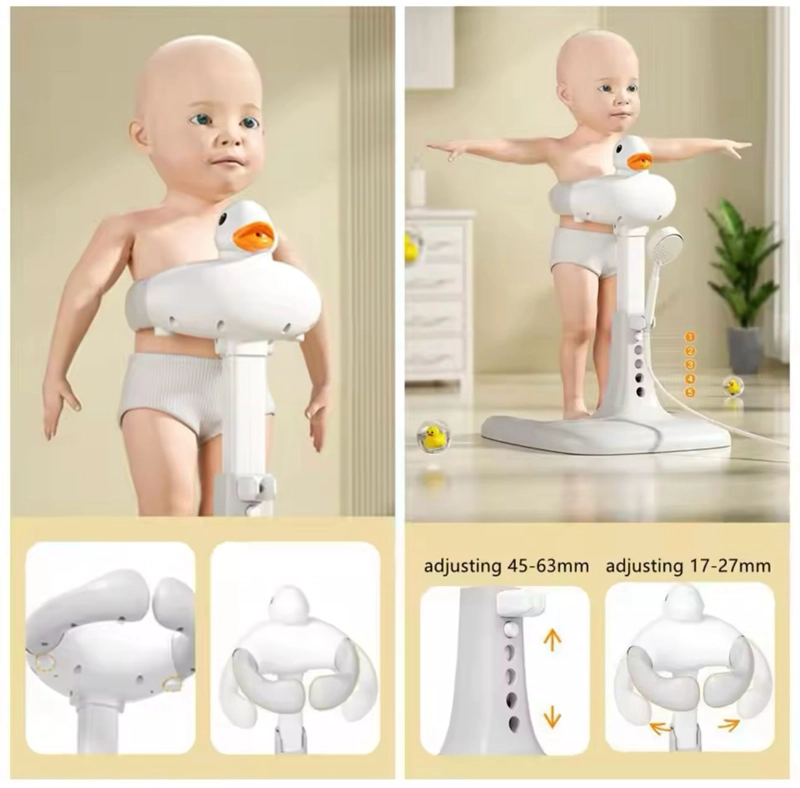 SOPORTE PARA DUCHA BAÑO BEBE- NIÑOS DE PIE ANTIDESLIZANTE - 2