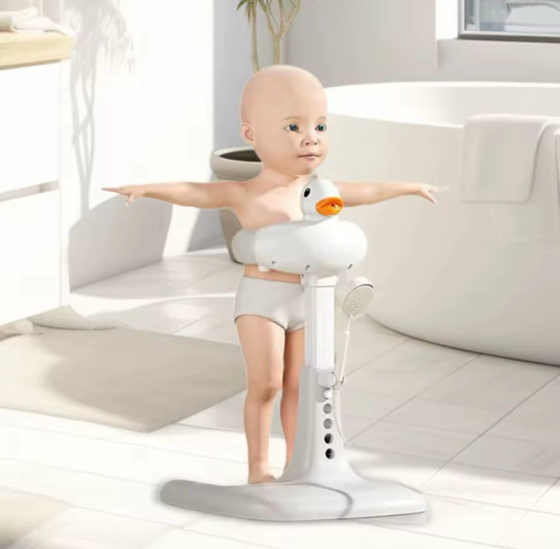 SOPORTE PARA DUCHA BAÑO BEBE- NIÑOS DE PIE ANTIDESLIZANTE - 5