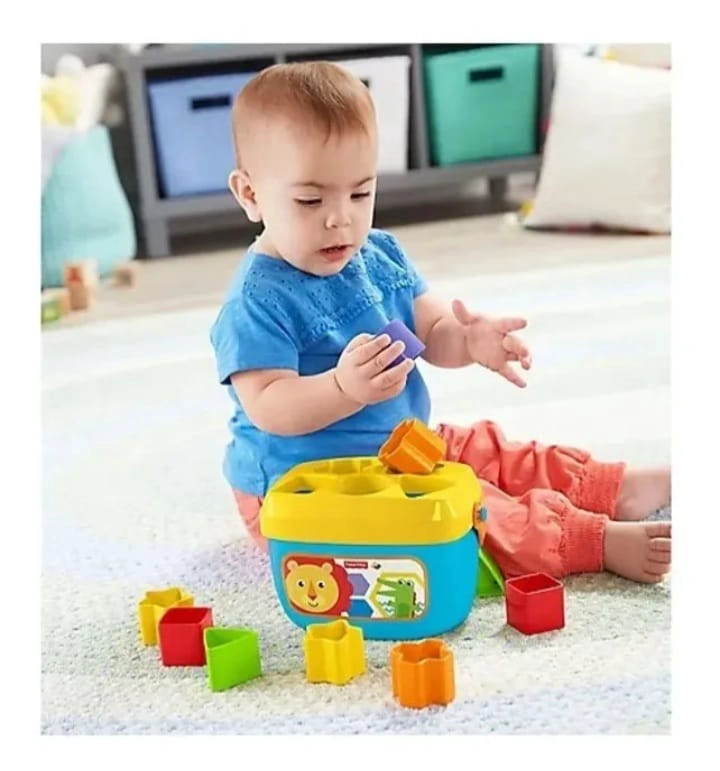 CUBO PRIMEROS BLOQUES BEBE FISHER PRICE JUEGO DIDACTICO - 2