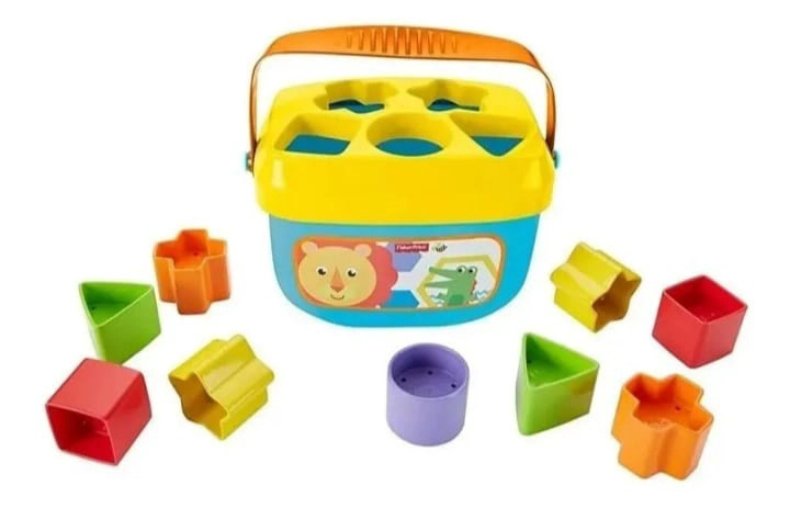 CUBO PRIMEROS BLOQUES BEBE FISHER PRICE JUEGO DIDACTICO - 3