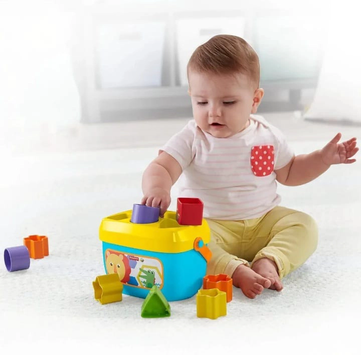 CUBO PRIMEROS BLOQUES BEBE FISHER PRICE JUEGO DIDACTICO - 4