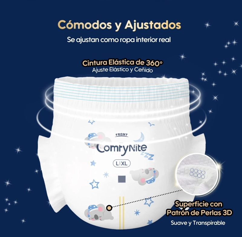 PAÑAL CALZONCITOS PANTS NOCTURNO COMFYNITE AIWIBI P/M - 2