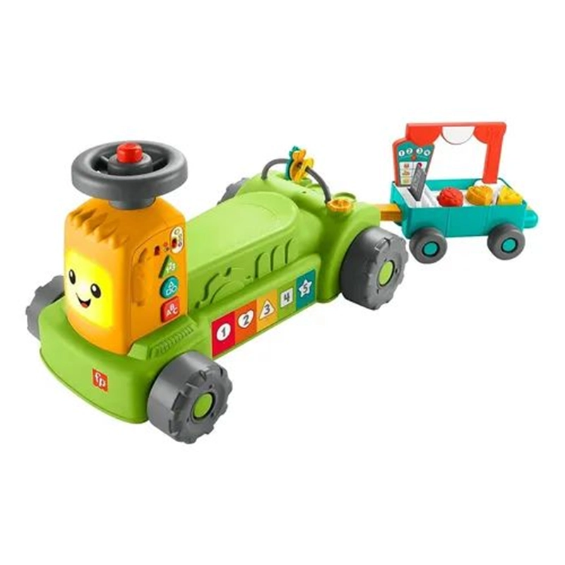 JUGUETE CORRE PASILLO PARA BEBE  TRACTOR APRENDIZAJE 4 EN 1 - 1