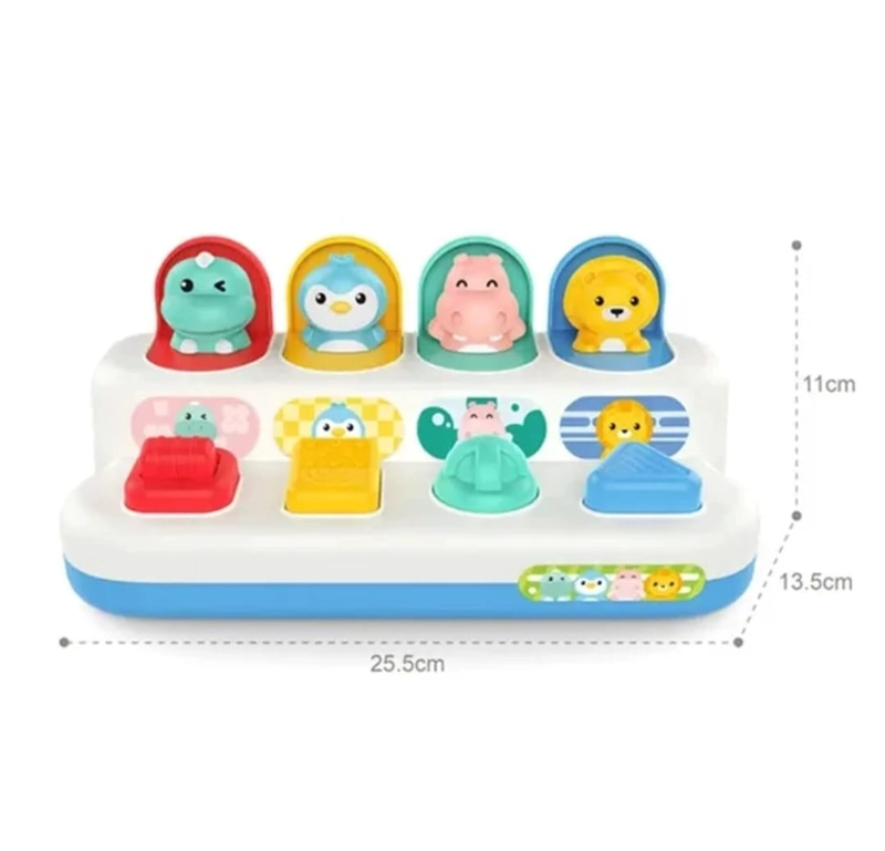 JUGUETE DIDACTICO POP UT PARA BEBE S DESCUBRE ANIMALITOS - 2