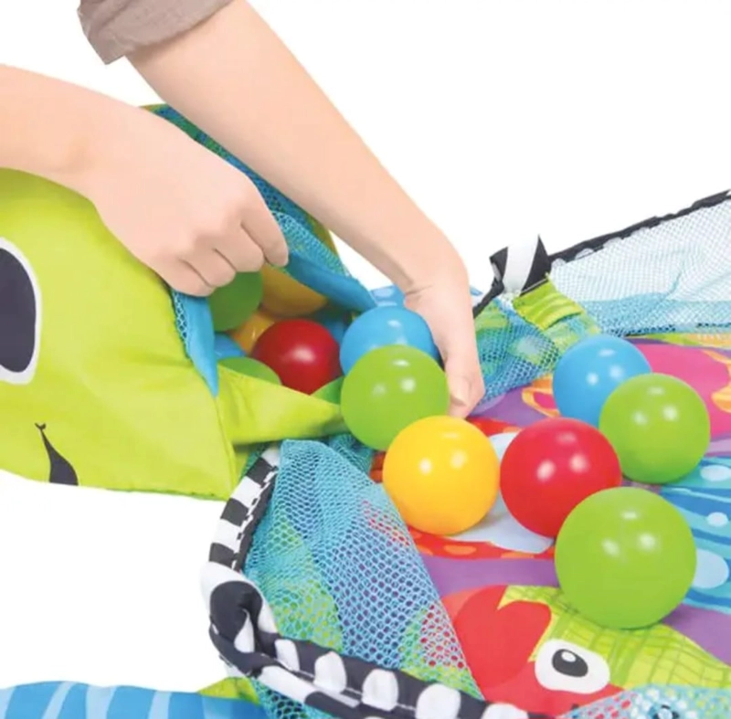 GIMNASIO PARA BEBE S 3 EN 1 CON PELOTAS COLGADERO TORTUGA - 2