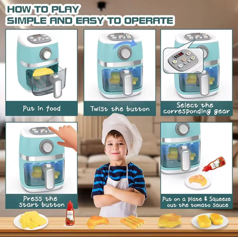 JUGUETE DE COCINA AIR FRYER DE JUGUETE - 5