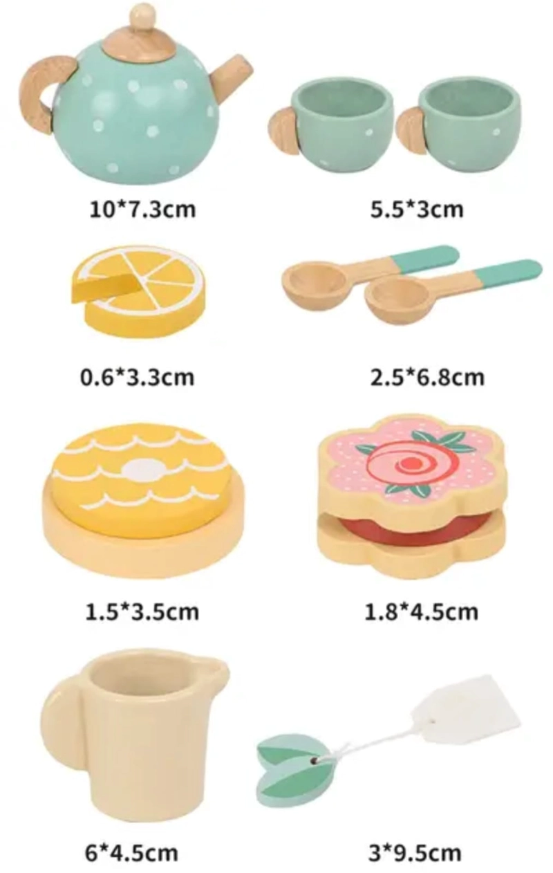 SET JUEGO DE TAZAS DE TE  JUGUETE DIDACTICO NIÑOS - 5