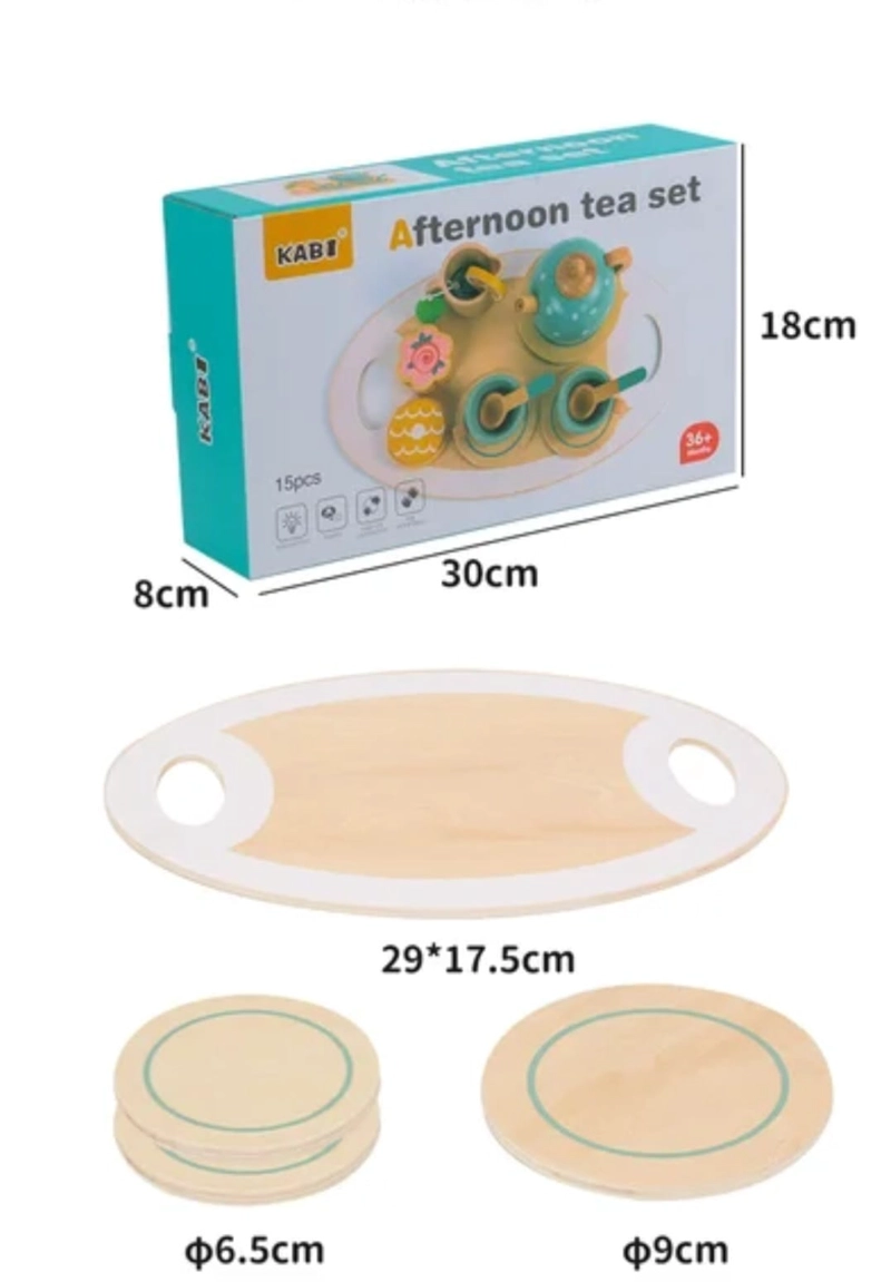 SET JUEGO DE TAZAS DE TE  JUGUETE DIDACTICO NIÑOS - 6