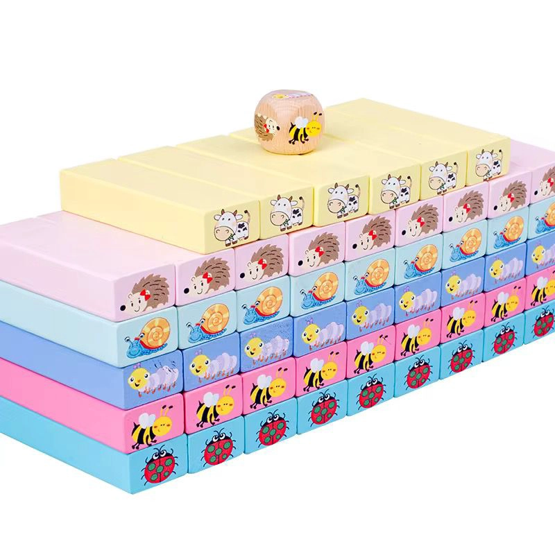 TORRE DE JUEGO ESTILO JEN-GA MADERA CON RETO NIÑOS - ADULTOS - 4