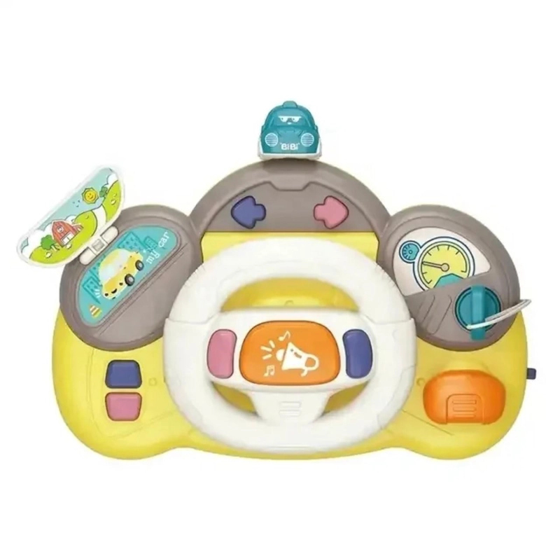 VOLANTE INFANTIL MULTIFUNCION PARA BEBE JUGUETE MUSICALES - 1