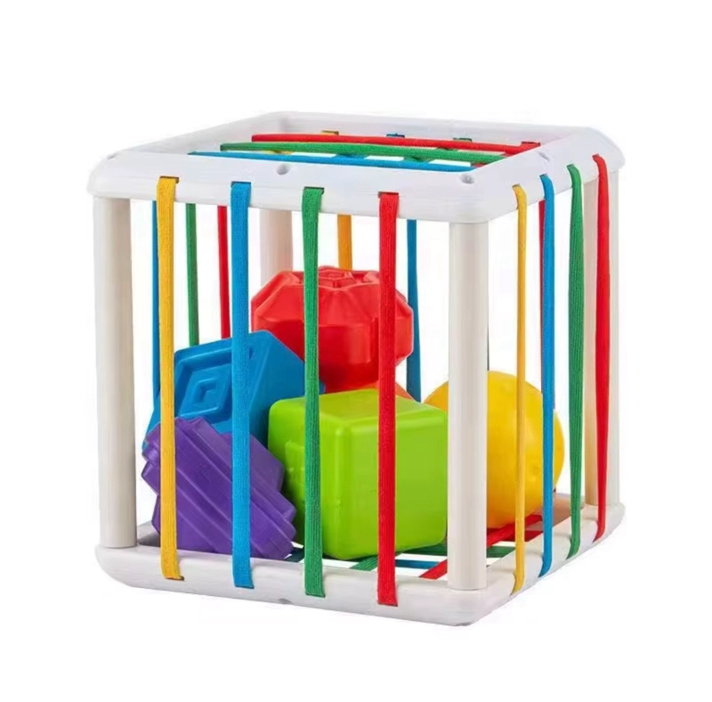 JUEGO DIDACTICO CUBO SENSORIAL BEBE  ESTIMULACION TEMPRANA - 1