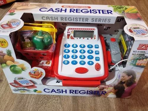 CAJA REGISTRADORA SUPERMERCADO CALCULADORA REAL JUEGOS NIÑOS - 4