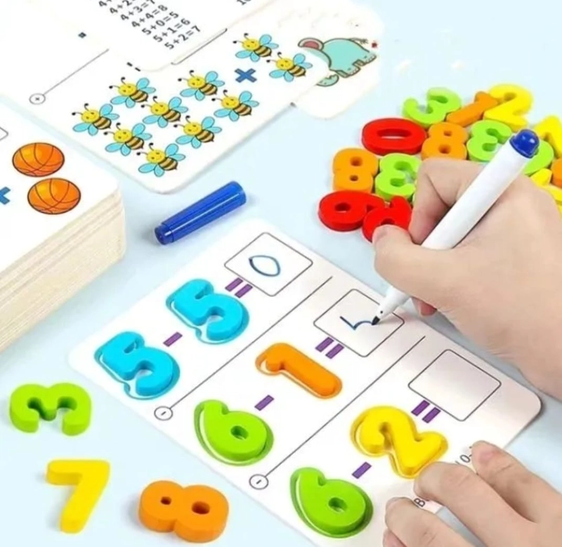 JUEGO DIDACTICO CONTEO COGNITIVO APRENDE MATEMATICA NIÑOS - 3