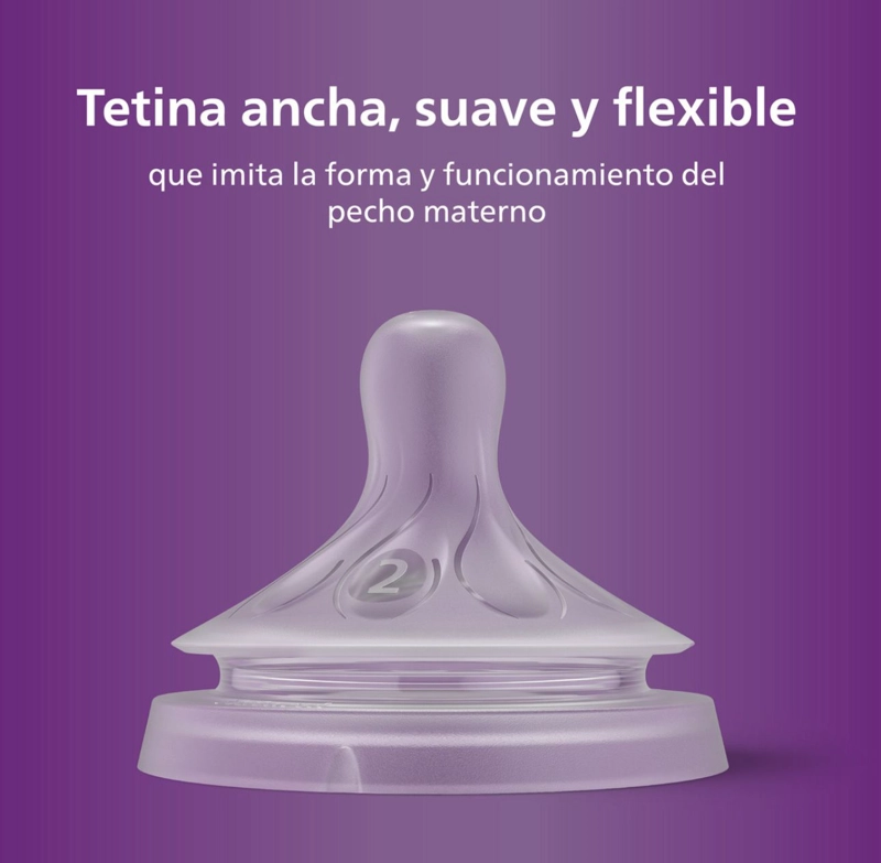 TETINAS NATURAL RESPONSE AVENT 0M+ FLUJO 2 REPUESTO - 3