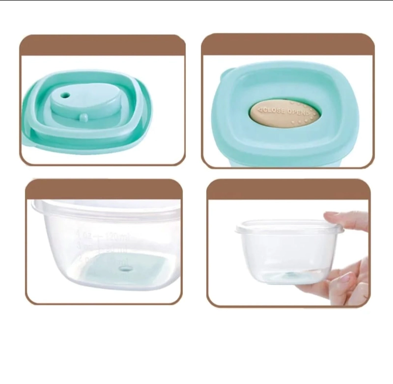 PACK 4 CONTENEDORES TAPER SNACK COMIDA BEBE-NIÑOS - 4