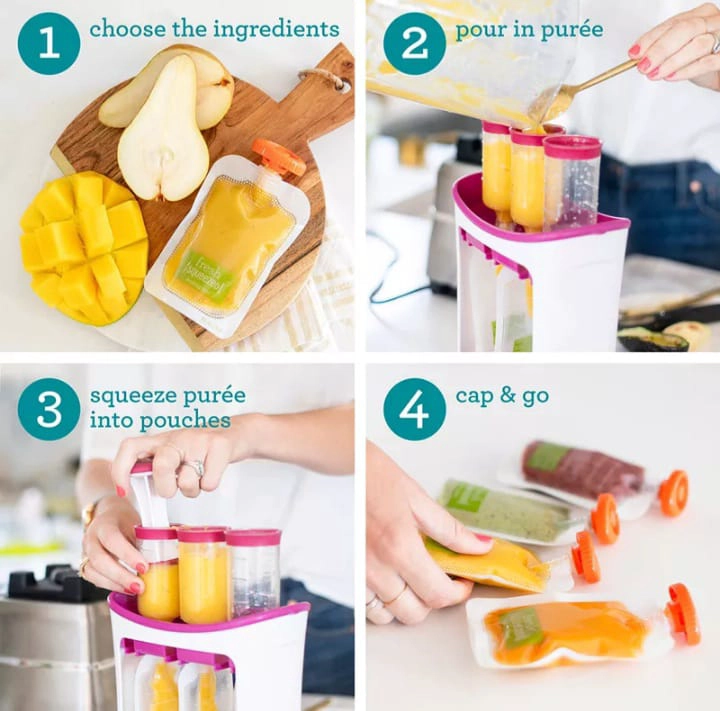 DISPENSADOR DE PAPILLA O COMPOTA PARA NIÑOS-BEBE - 4