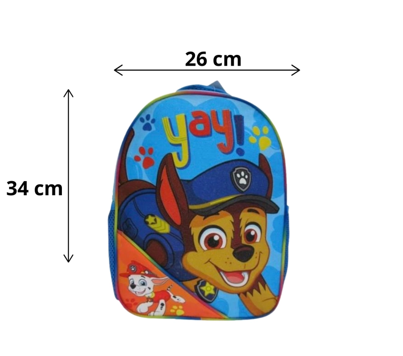 MOCHILA INFANTIL PARA PREESCOLARES PAW PATROL ROSADO - 3