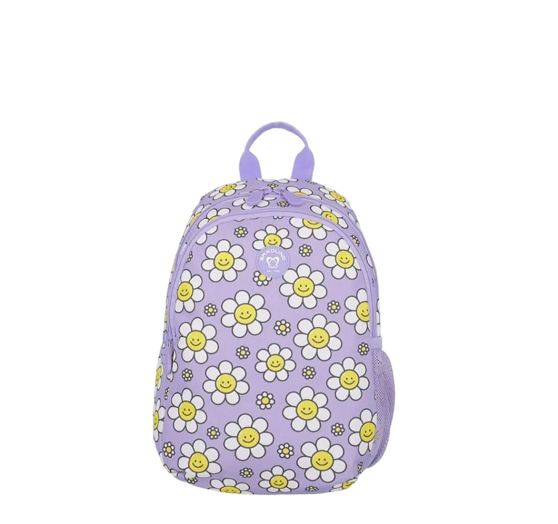 MOCHILA ESCOLAR INFANTIL HOMESCHOOL SAXOLINE FLOREADA - 1