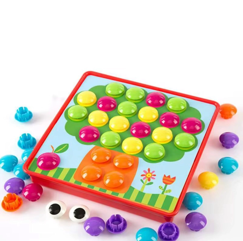 PUZZLE DE BOTON MOSAICO 12 LAMINAS JUEGO DIDACTICO - 1