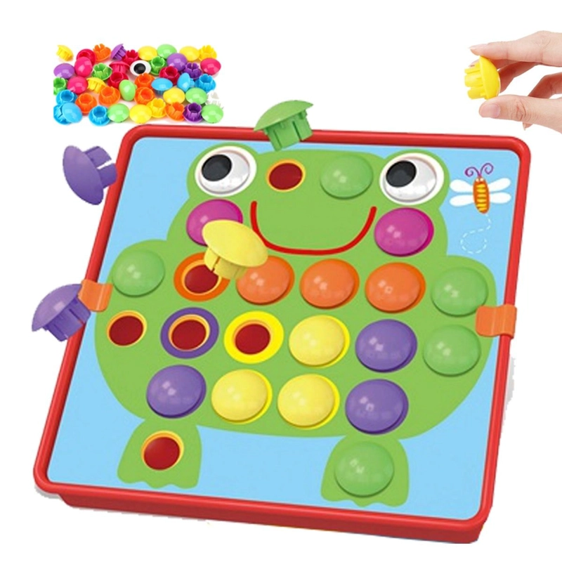PUZZLE DE BOTON MOSAICO 12 LAMINAS JUEGO DIDACTICO - 5