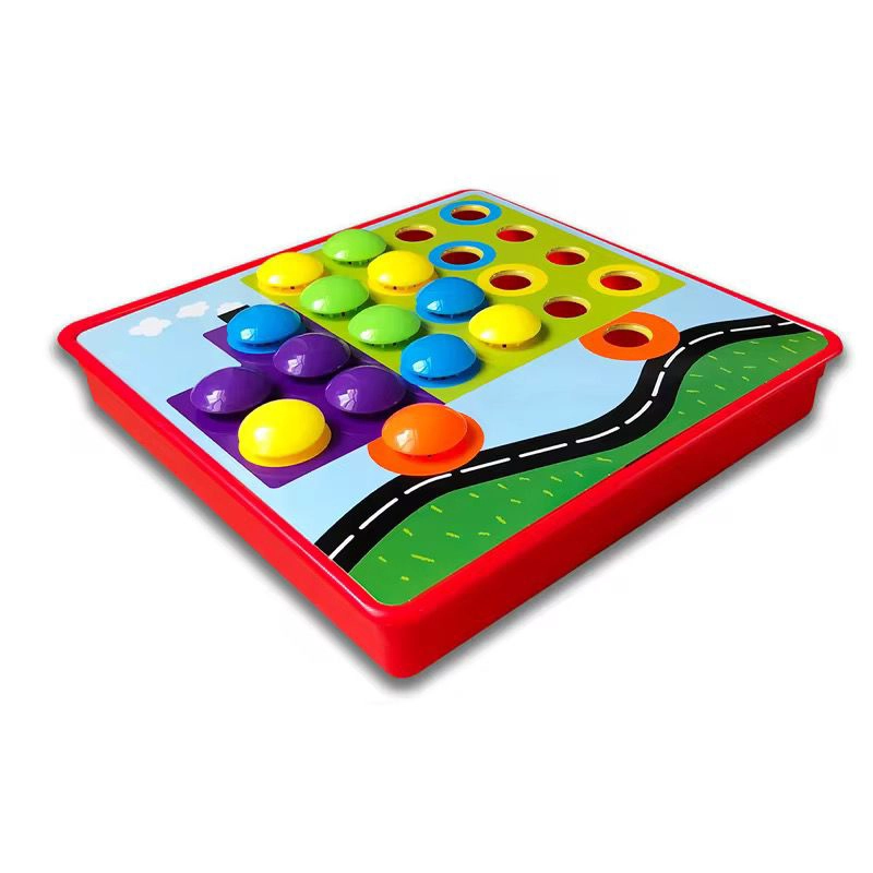 PUZZLE DE BOTON MOSAICO 12 LAMINAS JUEGO DIDACTICO - 6