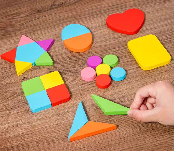 JUEGO DE ENCAJE MADERA CON PIZARRA MULTIUSOS - 5