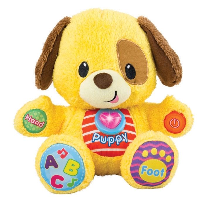 PELUCHE PERRITO APRENDE CONMIGO LUZ Y SONIDO WINFUN - 1