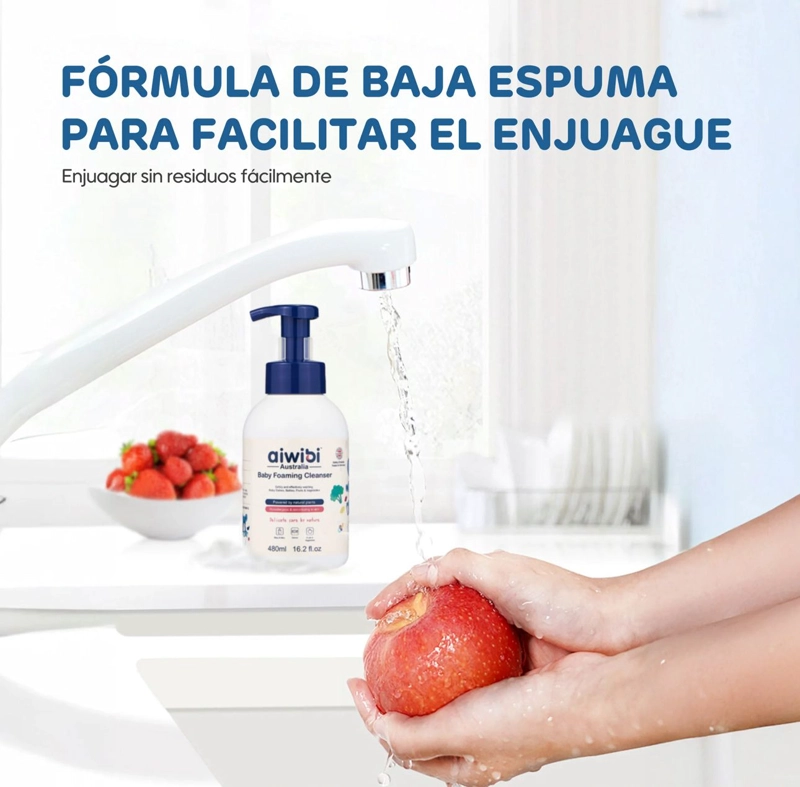 LIMPIADOR MAMADERAS, FRUTAS Y VERDURAS AIWIBI 480 ML - 4