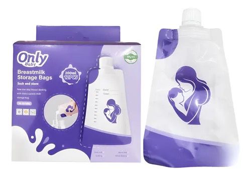BOLSAS DE ALMACENAMIENTO LECHE MATERNA TAPA CON ROSCA 200ML - 4