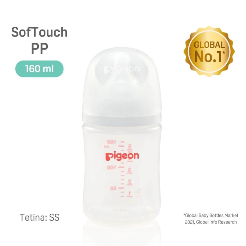 BIBERON SOFTOUCH PIGEON PP 160ML COLOR BLANCO - 2
