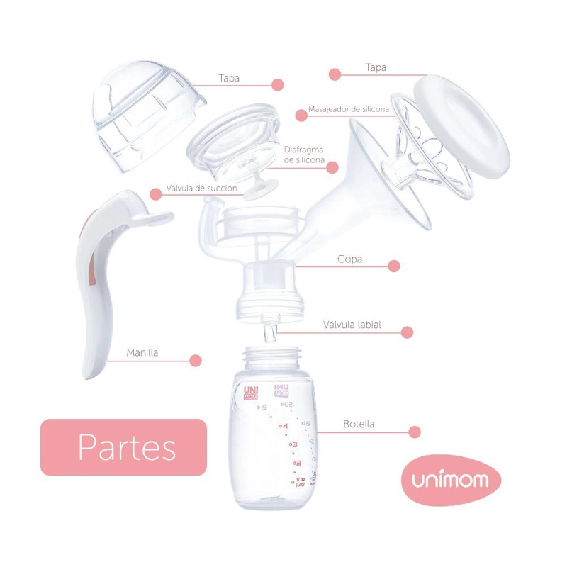 EXTRACTOR DE LECHE MANUAL UNIMOM MEZZO - 4