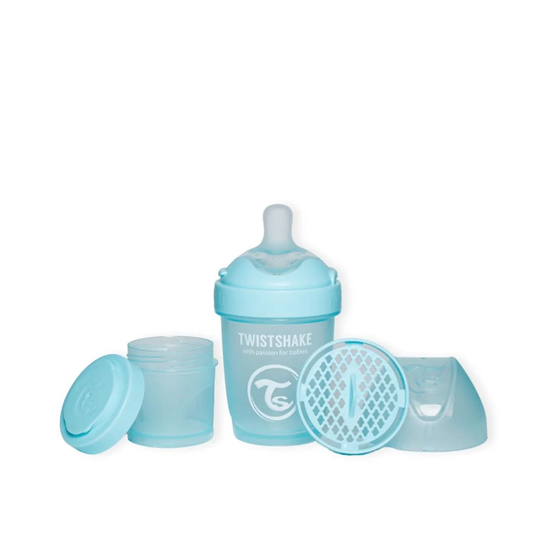 MAMADERA ANTICOLICO TWISTSHAKE DOUBLE PRO 180ML BLANCO - 1