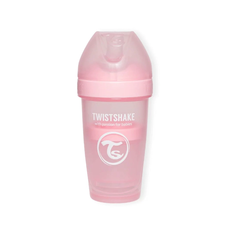 MAMADERA ANTICOLICO TWISTSHAKE DOUBLE PRO 260ML ROSADA - 2
