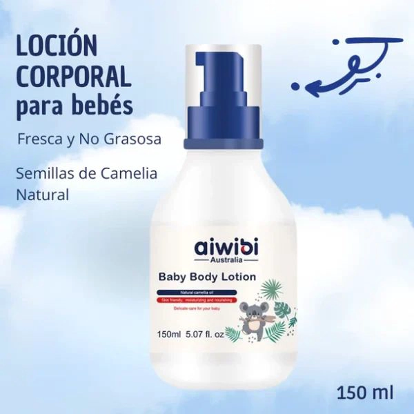 LOCION CORPORAL PARA BEBE S AIWIBI 150 ML - 2