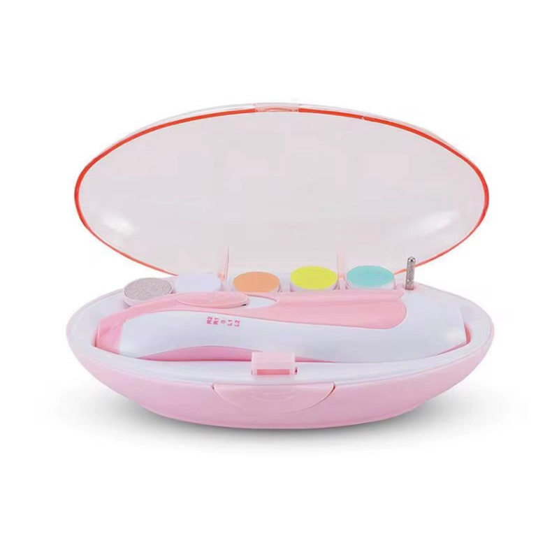 LIMA DE UÑAS PARA BEBE ELE CTRICO/ CORTADOR DE UÑAS BEBE ROSADO - 1