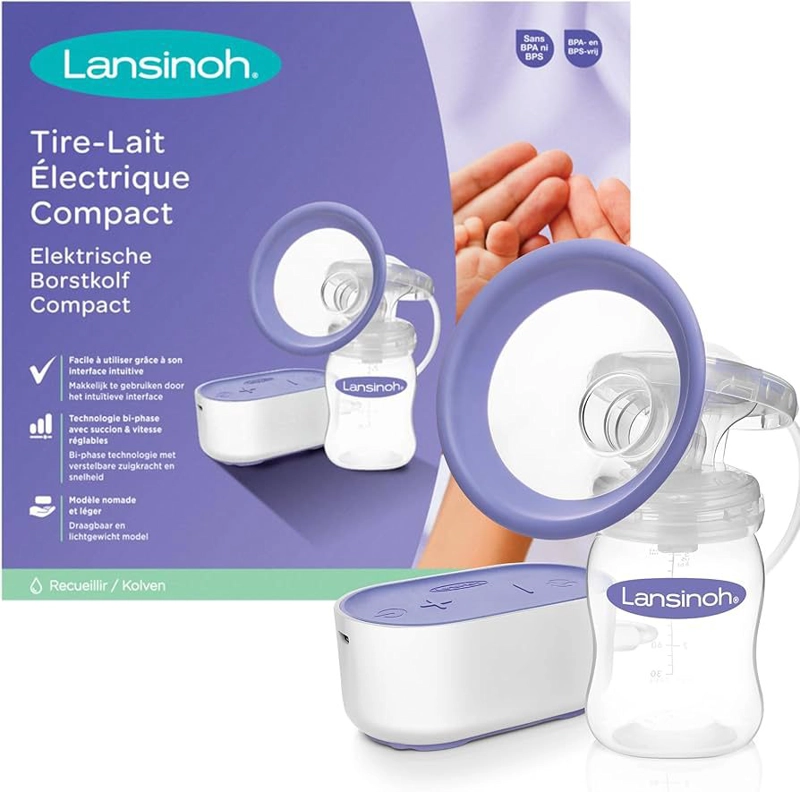EXTRACTOR DE LECHE ELE CTRICO COMPACT SINGLE LANSINOH - 1