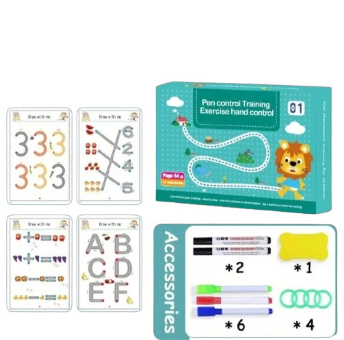 JUEGO DE COORDINACION DE TRAZOS MANUAL MAGICOS NIÑOS - 2