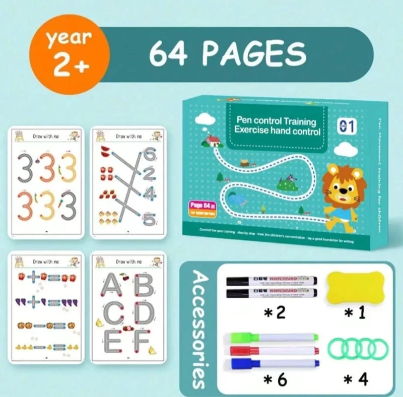 JUEGO DE COORDINACION DE TRAZOS MANUAL MAGICOS NIÑOS - 3