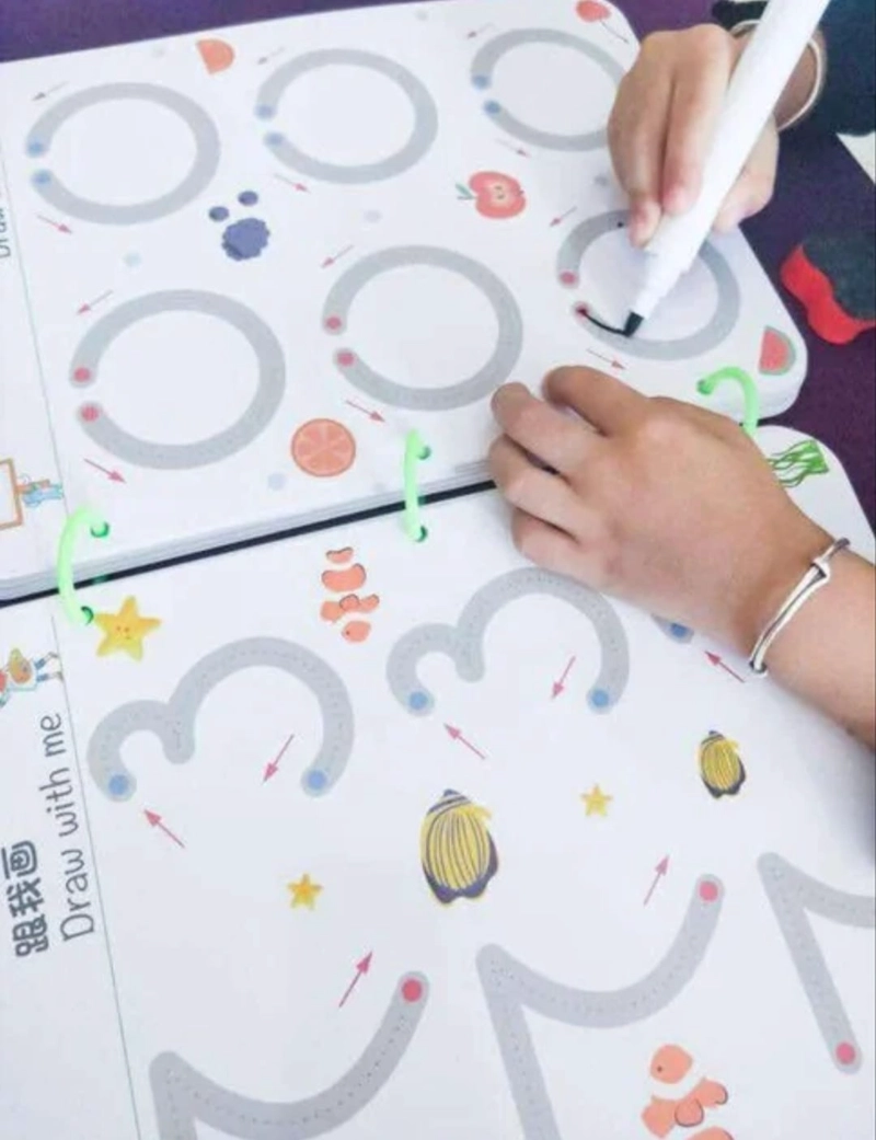 JUEGO DE COORDINACION DE TRAZOS MANUAL MAGICOS NIÑOS - 4