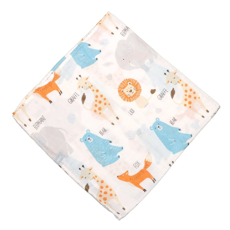 PACK 3 TUTOS INFANTI ALGODON MUSELINA 75X75CM CELESTE - 2