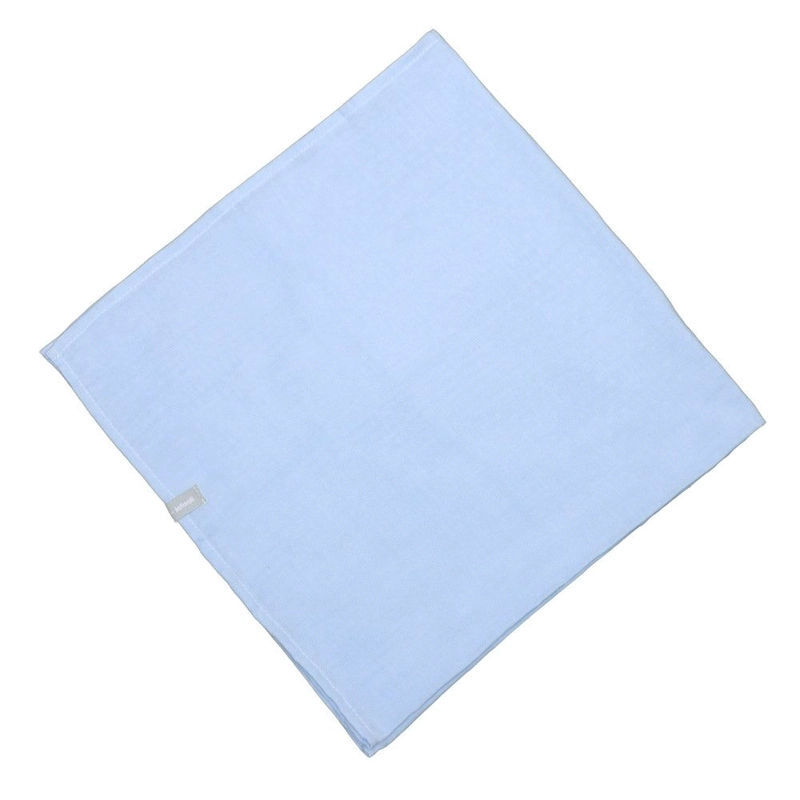 PACK 3 TUTOS INFANTI ALGODON MUSELINA 75X75CM CELESTE - 3
