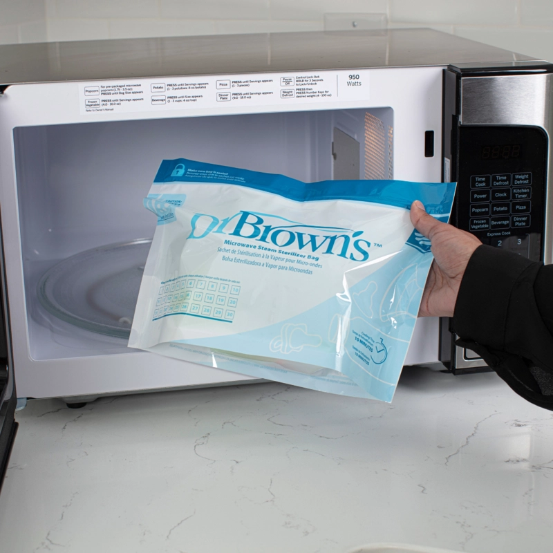BOLSAS PARA ESTERILIZAR AL MICROONDAS 5UN DR. BROWN'S - 4