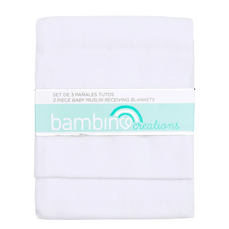 PAÑAL TUTO BAMBINO BLANCO UNICOLOR X3 UNIDADES - 1