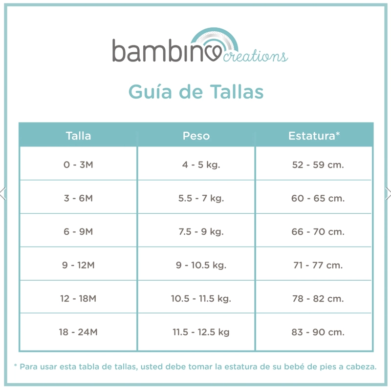 BODYS MANGA LARGA 3 PZS  ALGODON 9-12 MESES BAMBINO BLANCO - 2