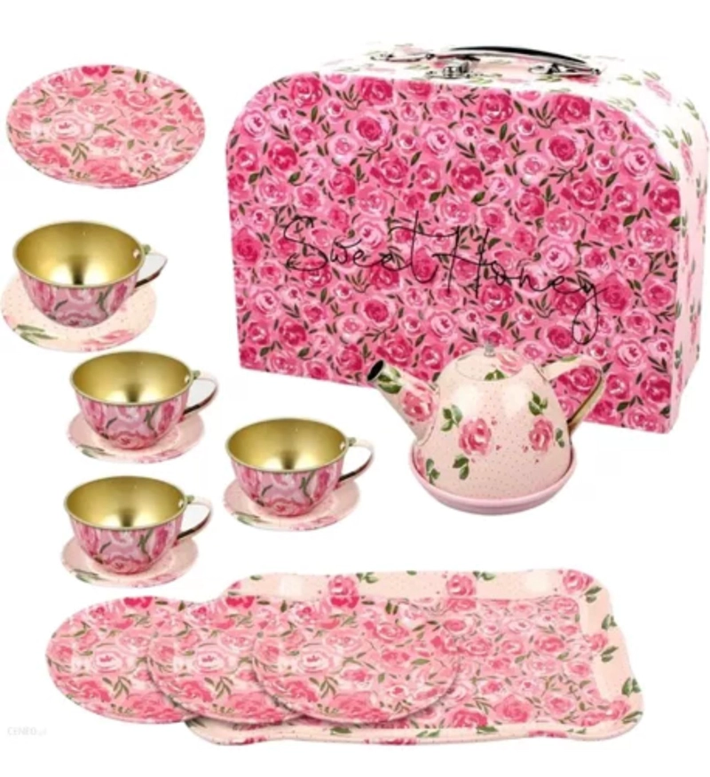 SET JUEGO TAZAS DE TE  ACERO JUGUETE DIDACTICO - 1